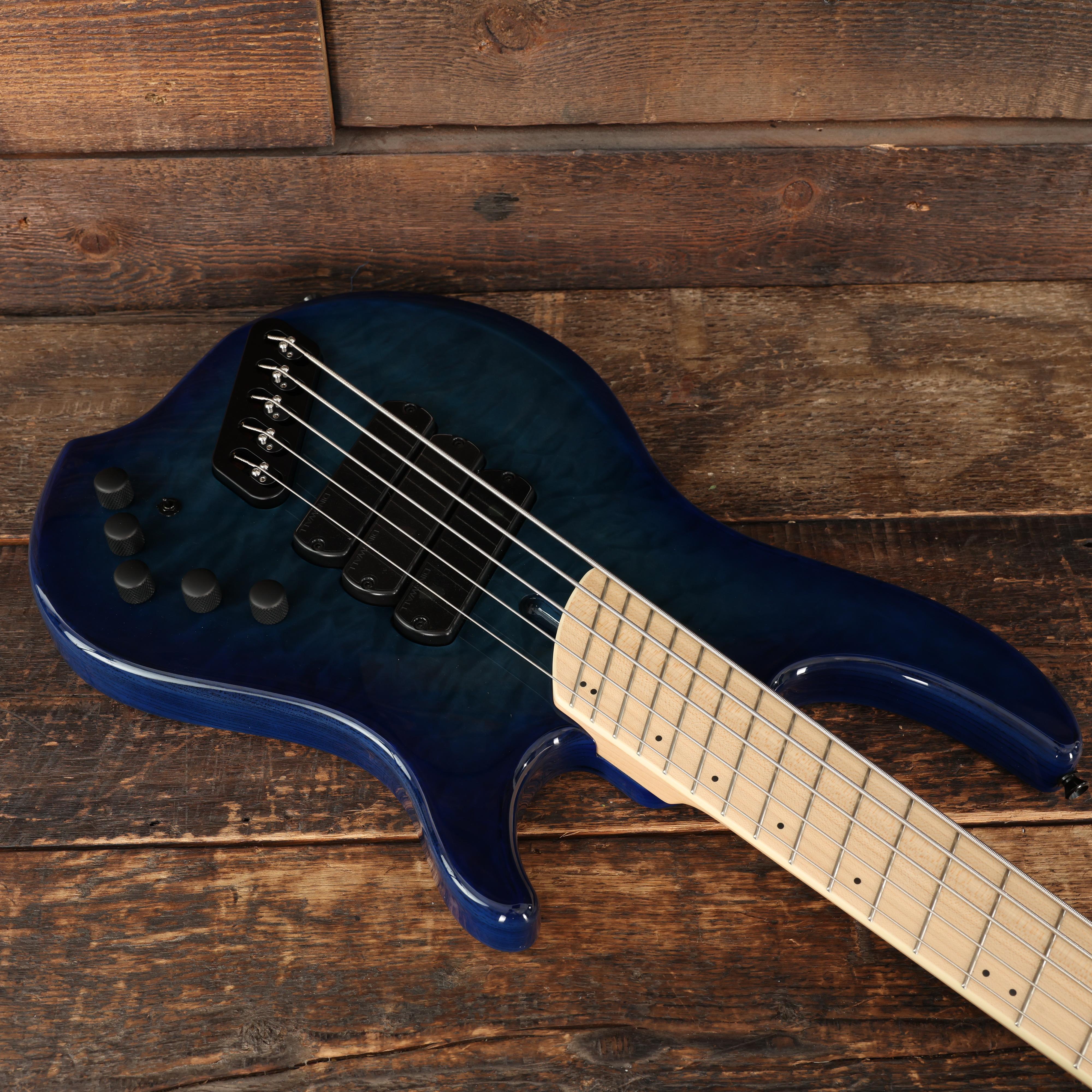 Dingwall Combustion 5-String Bass Guitar in Indigo Burst with